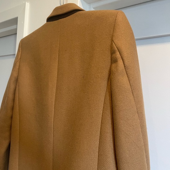 Zara Wool Blend Overcoat in Camel - Picture 4 of 9